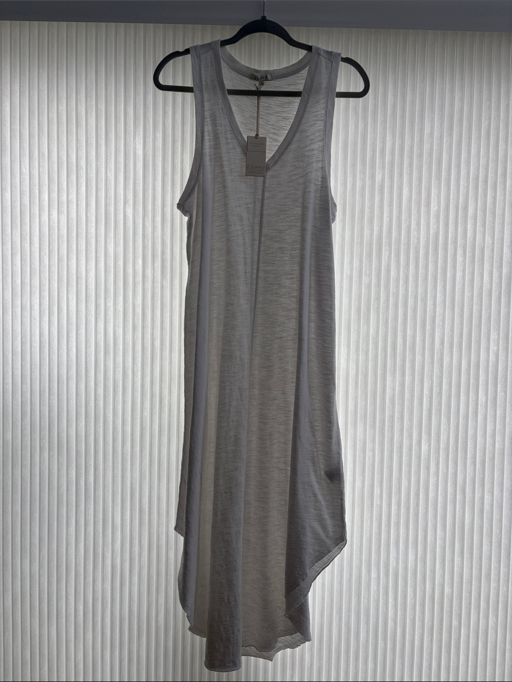 Z-Supply Sleeveless White Maxi Dress - Lightweight V-Neck NWT